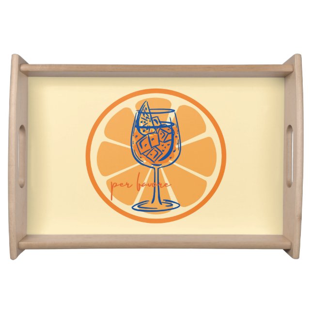  Aperol Per Favore Serving Tray (Front)