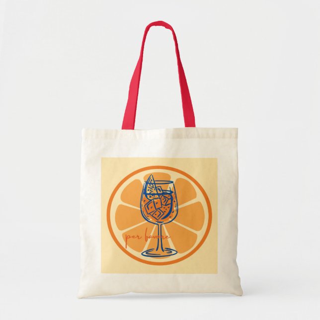 Aperol Per Favore Tote Bag (Front)