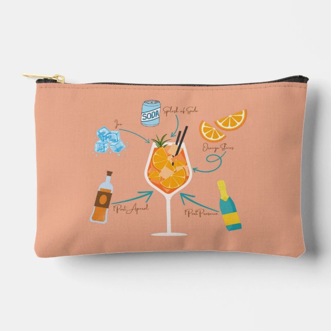Aperol Recipe Accessory Pouch (Front)