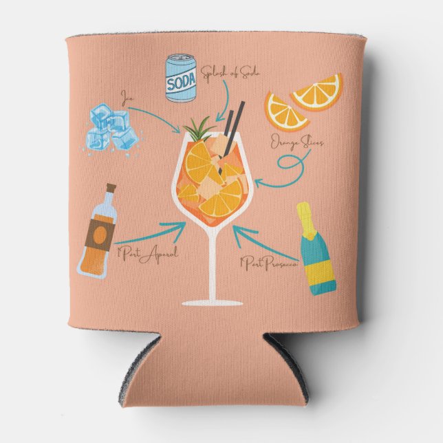 Aperol Recipe Can Cooler (Front)