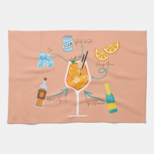 Aperol Recipe Kitchen Towel