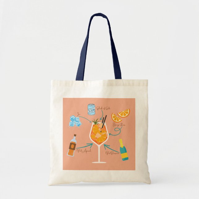 Aperol Recipe Tote Bag (Front)