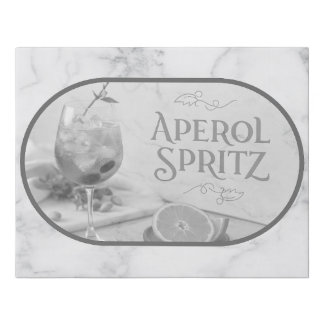 aperol screen faux canvas print