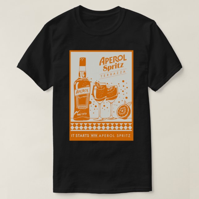 Aperol Spritz    (2) T-Shirt (Design Front)