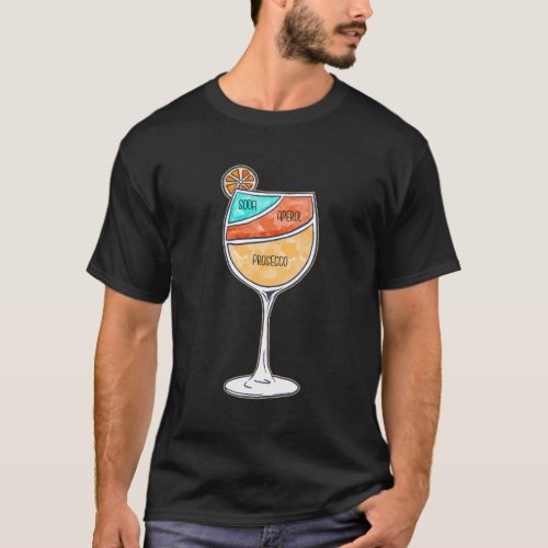 Aperol Spritz Aperol Liquor T_Shirt