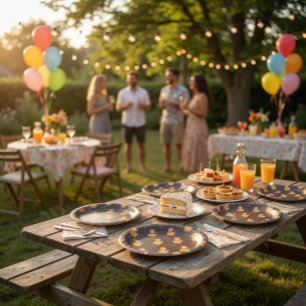 Aperol Spritz Bachelorette Party & Bridal Shower Paper Plates