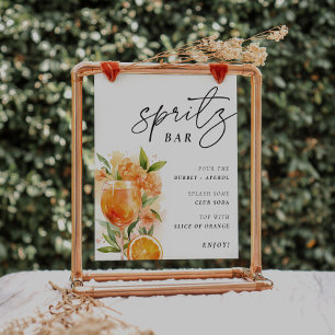 Aperol Spritz Bar Sign Bridal Shower