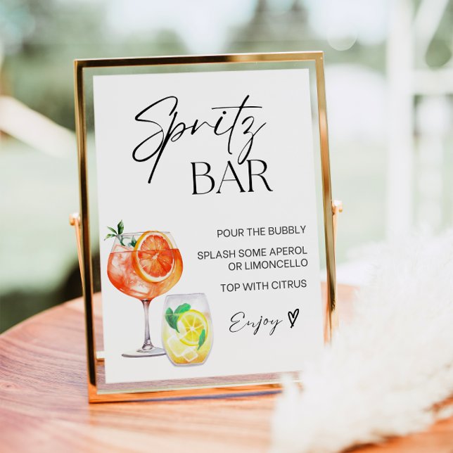Aperol Spritz Bar Sign, Spritz Cocktail Print (Creator Uploaded)