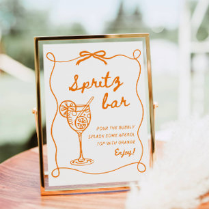 Aperol Spritz Bar Sign, Spritz Cocktail Print
