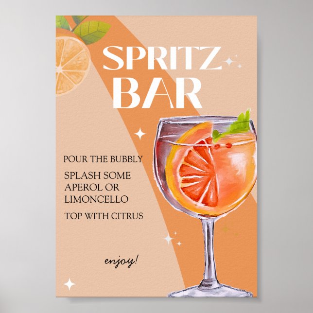 Tapis de bar Orange Aperol Spritz | Site Officiel