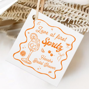 Aperol Spritz Bridal Shower Favor Tags