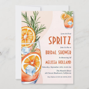 aperol spritz bridal shower invitations