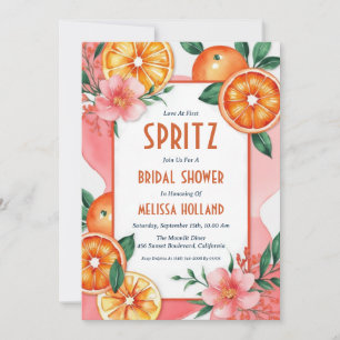 aperol spritz bridal shower invitations