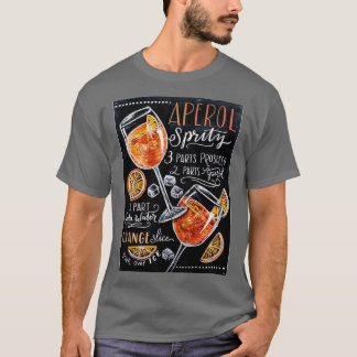 Aperol Spritz Chalkboard Poster T-Shirt