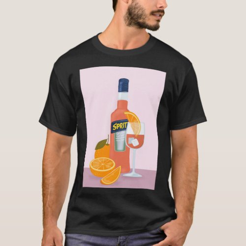 Aperol Spritz Drink Orange   T_Shirt