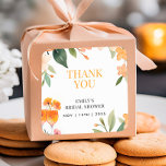 Aperol Spritz Floral Bridal Shower Sticker<br><div class="desc">Aperol Spritz Floral Bridal Shower Sticker</div>