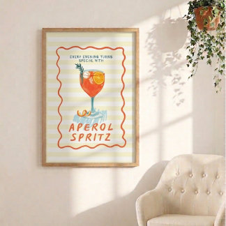 Aperol Spritz Foam Board
