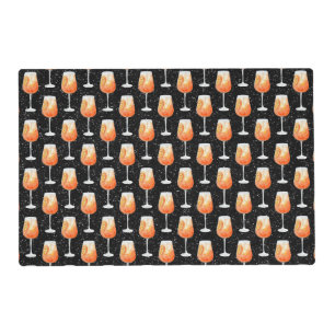 Aperol Spritz Pattern Placemat
