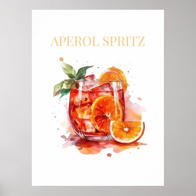 Aperol Spritz Poster (Front)