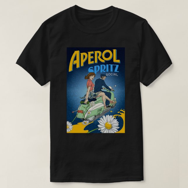 Aperol Spritz Social   T-Shirt (Design Front)