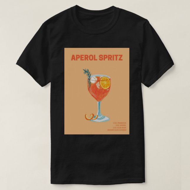 Aperol Spritz  wallart   T-Shirt (Design Front)
