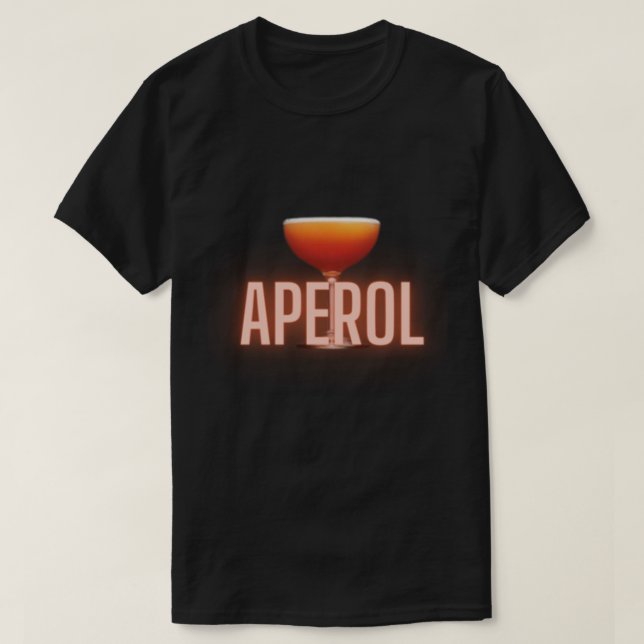 Aperol Trinkglas   T-Shirt (Design Front)