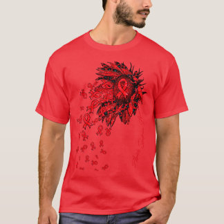 Aperts Syndrome Awareness Sunflower ribbon flowers T-Shirt