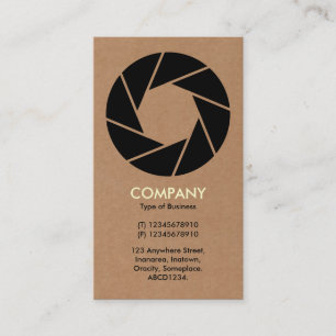 Aperture - Cardboard Business Card