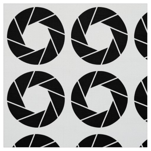 Aperture Pattern - Black Fabric