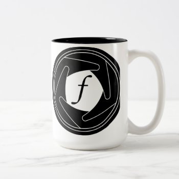 Aperture Silhouette Mug by DryGoods at Zazzle
