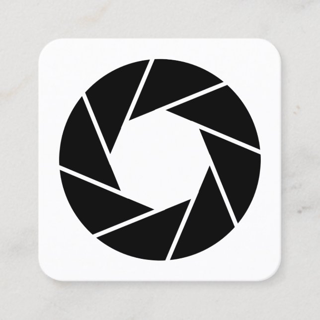 Aperture Square Business Card (Front)