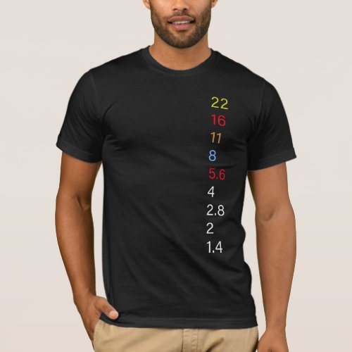 Aperture Values Photography Camera Photographer T_Shirt