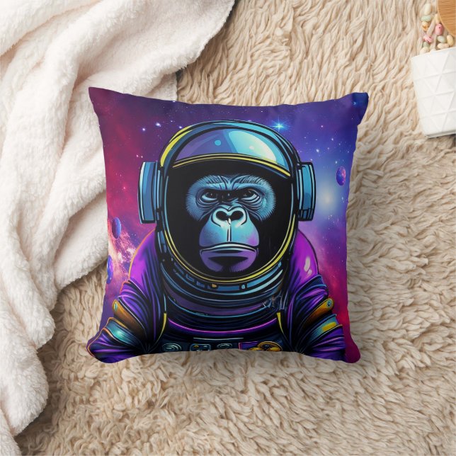 Apes-a-GoGo Throw Pillow (Blanket)