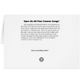 Apes Do All-Time Famous Songs (Back Horizontal)