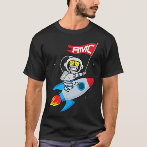 Apes To The Moon AMC Short Squeeze T_Shirt