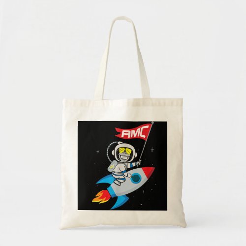 Apes To The Moon AMC Short Squeeze  Tote Bag