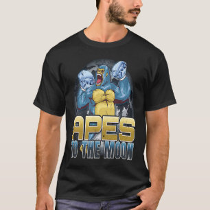 Apes To The Moon Diamond Hands HODL Apes Together T-Shirt