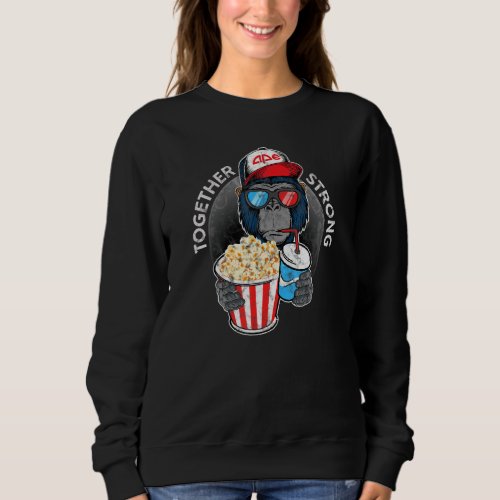 Apes Together Strong amc Short Squeeze Sweatshirt