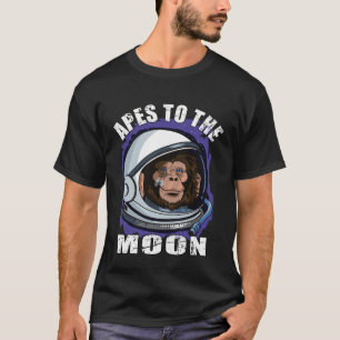Apes together strong HODL diamond hands to the moo T-Shirt