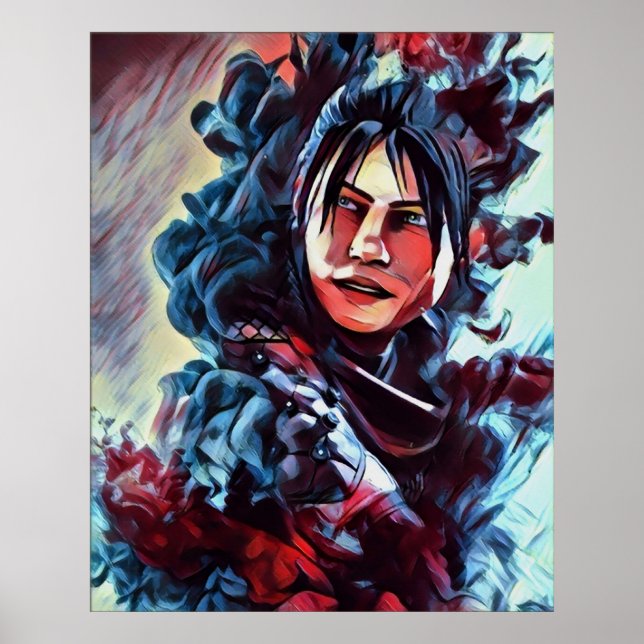 APEX LEGENDS  WRAITH v4 colorful version Poster (Front)