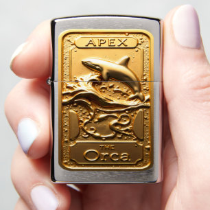 Apex Orca Golden Horizon Marine Zippo Lighter