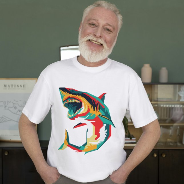 Apex Predator Pop Art Shark T-Shirt (Creator Uploaded)