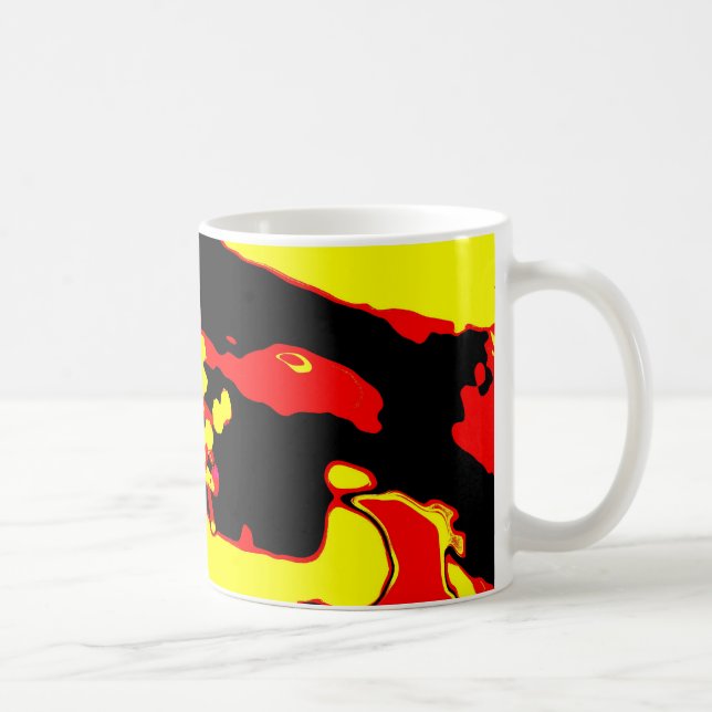 Apfelblüte - Apple blossom y/b/r Coffee Mug (Right)