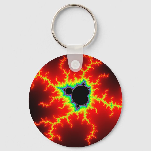 Apfelmännchen mandelbrot set keychain (Front)