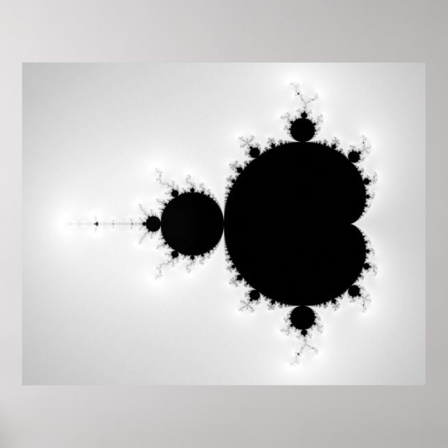 Apfelmännchen Mandelbrot Set Poster (Front)