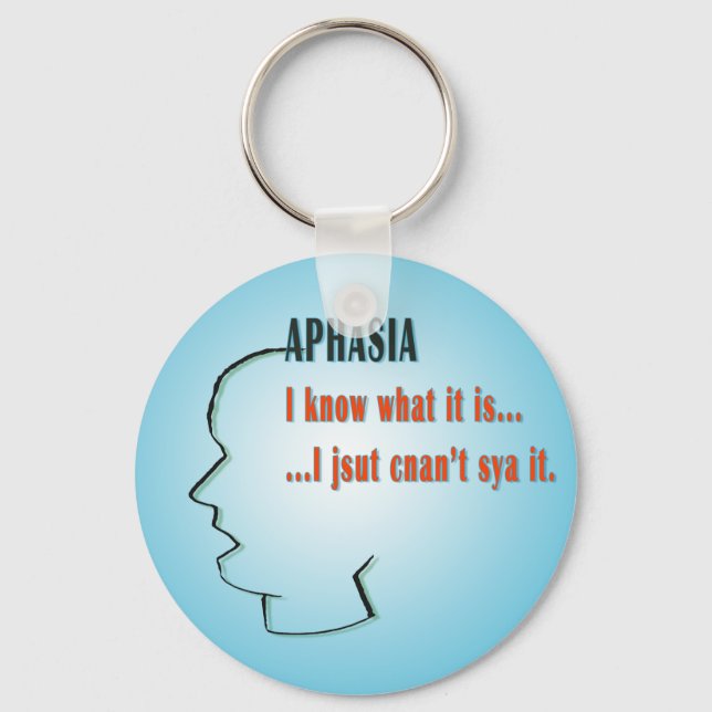 Aphasia Keychain (Front)