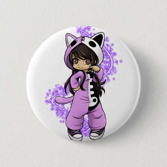 Aphmau Official Limited Edition Button (Front)
