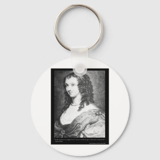 Aphra Behn Love Quote tees cards gifts etc Keychain