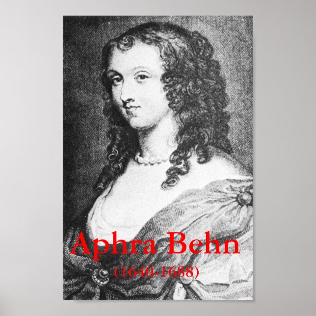 Aphra Behn Poster (Front)