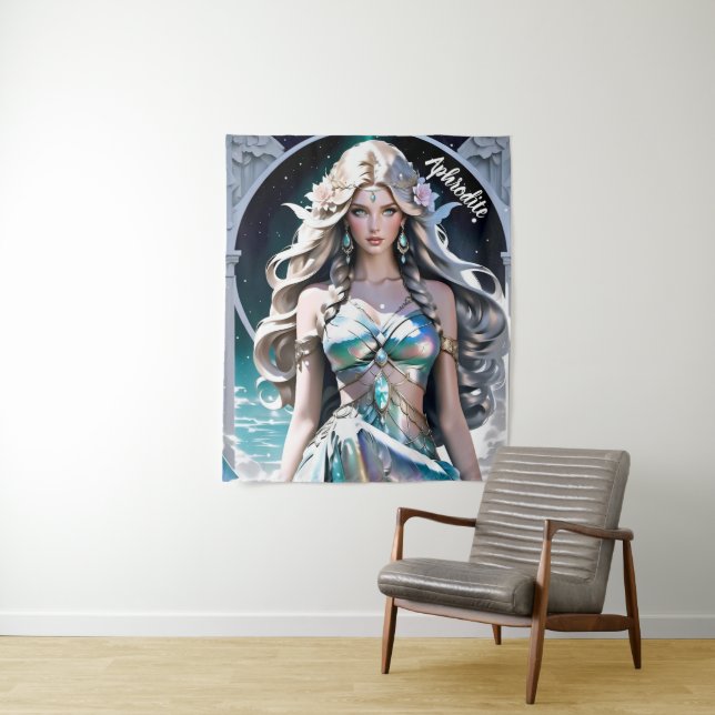 Aphrodite Goddess of Love and Beauty Altar Tapestry (In Situ)